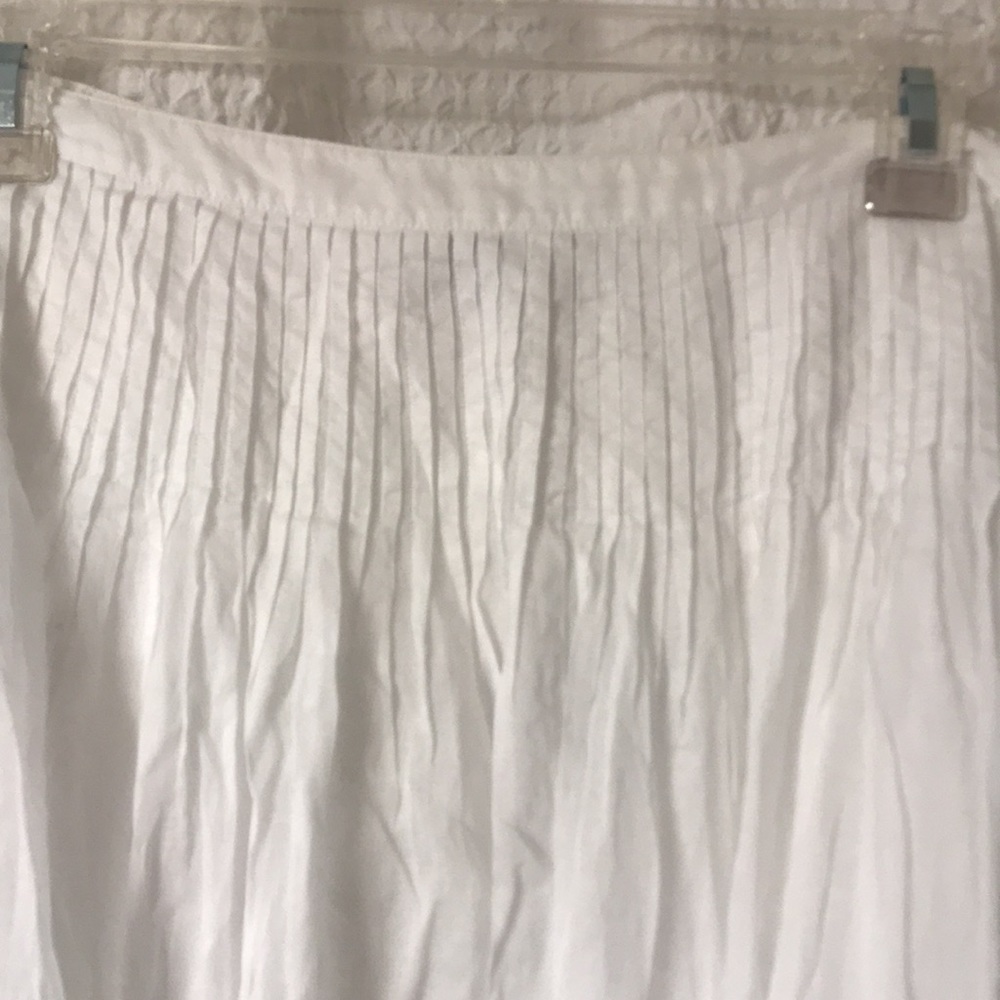 Talbots 100% Cotton ruffle skirt - Picture 3 of 6